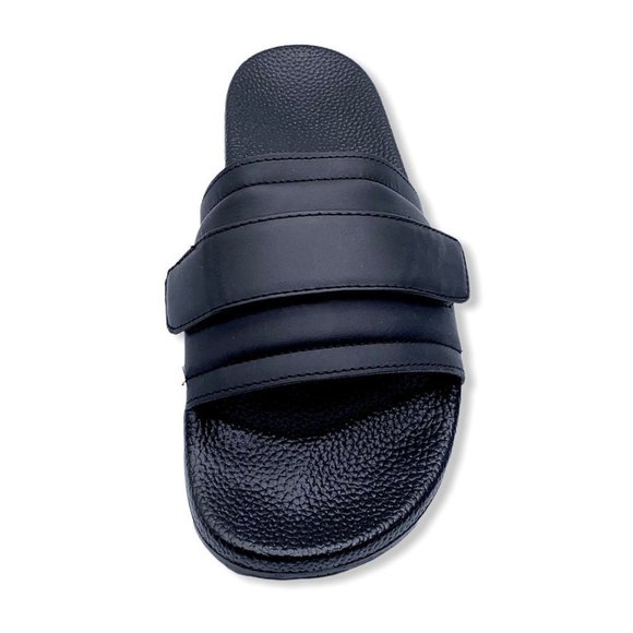 Pastry Adult Black Recovery Customizable XXL Slip On Slides Shoes - Picture 2 of 8